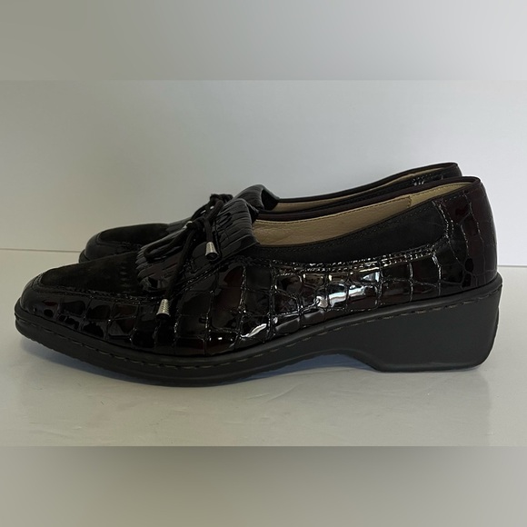 Ara Rachel Loafer Women’s 5 Brown Croc Texture Slip-on - Picture 4 of 13